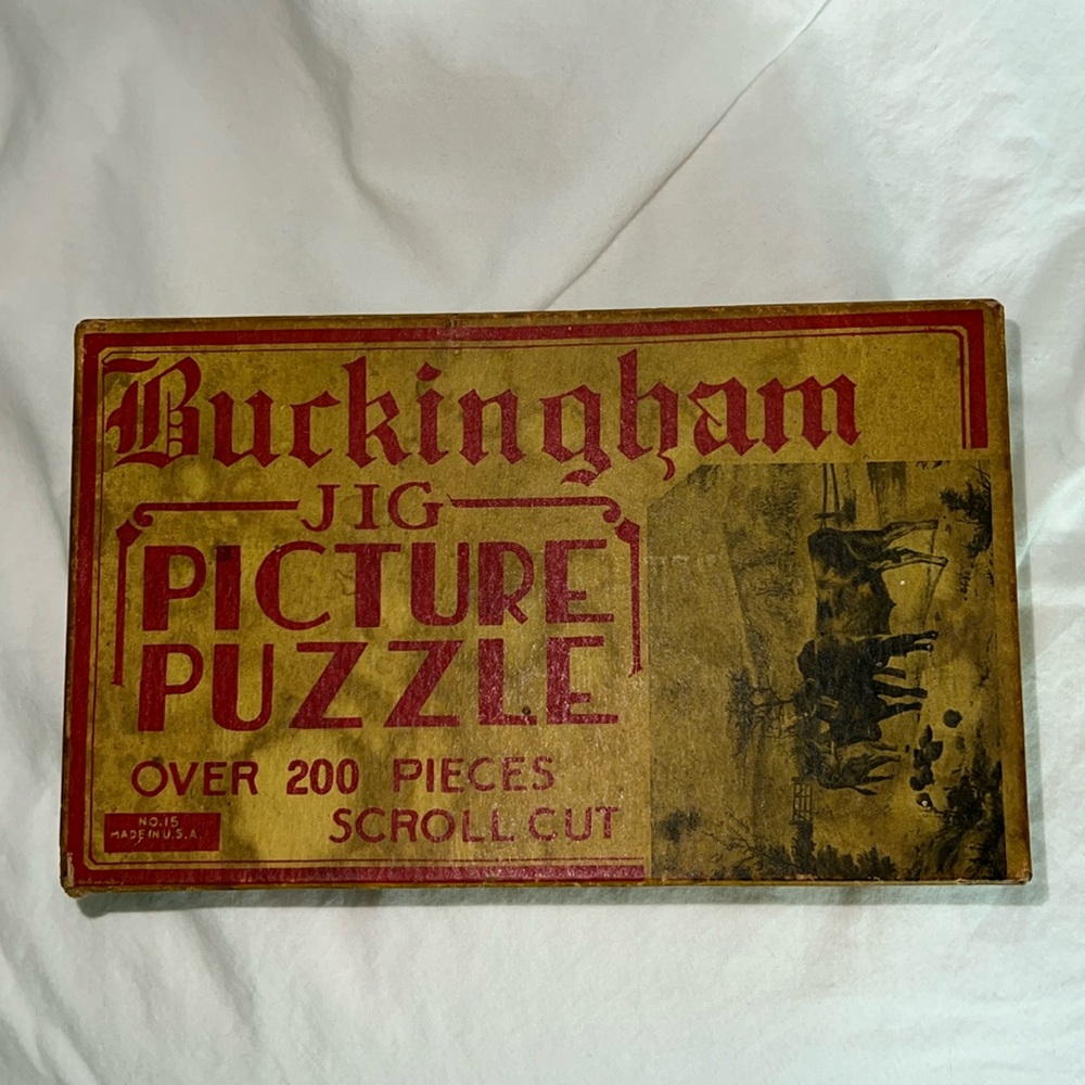 Buckingham jig picture puzzle-vintage